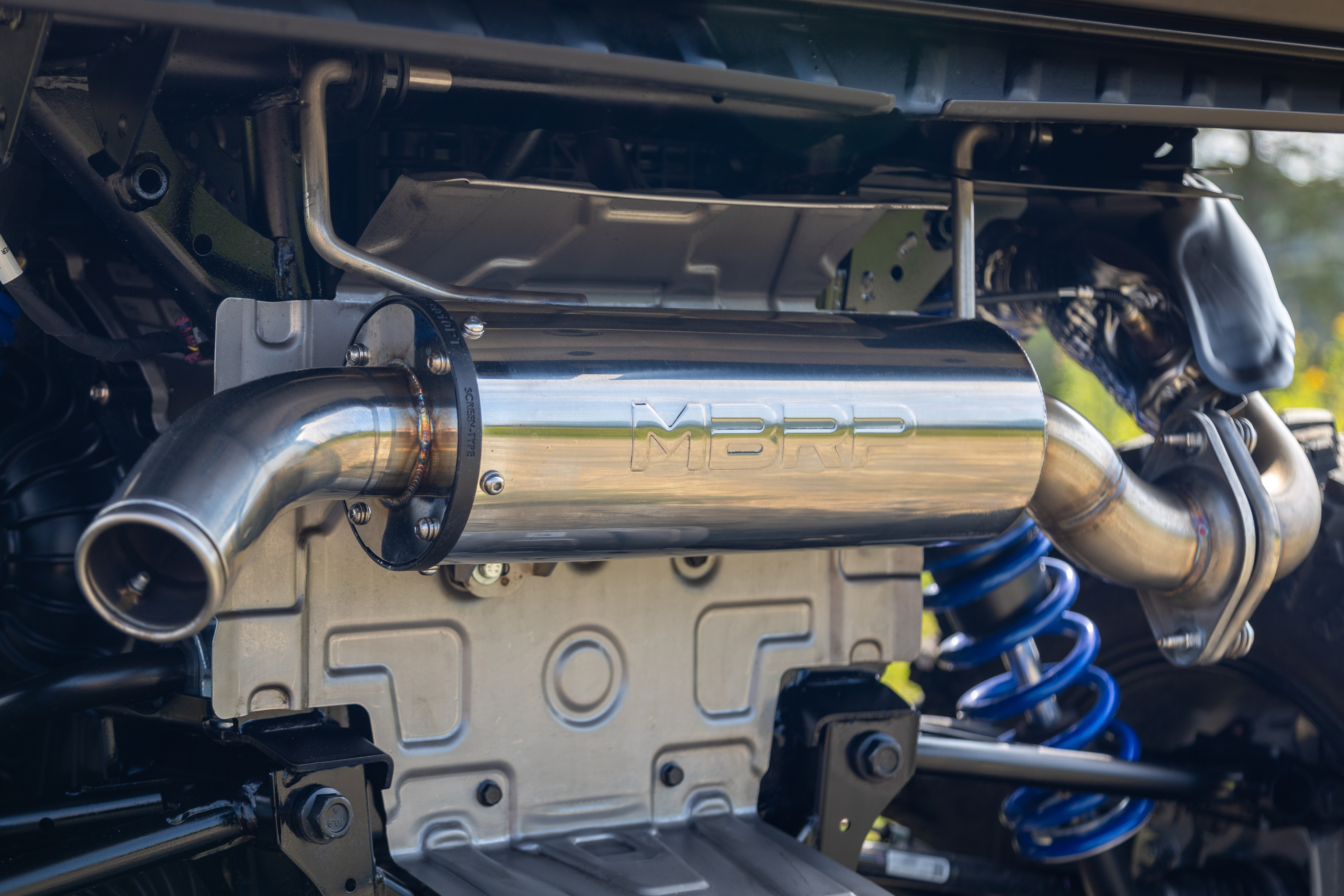 MBRP AT-9539PT, 2.5-inch OD Outlet, 5-inch OD T304 Stainless Steel, Performance Muffler.